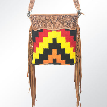 American Darling Large Crossbody Hand Tooled Saddle Blanket Genuine Leather Women Bag Western Handbag Purse | Cute